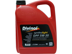 Моторное масло 5W30 синтетическое DIVINOL Syntolight DPF 5 л (49180-К007)