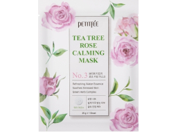 Маска PETITFEE Tea Tree Rose Calming Mask Успокаивающая кожу с Чайным деревом и Розой 25 г (8809508850535)