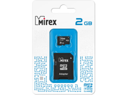 Карта памяти MIREX MicroSD Class 4 с адаптером SD