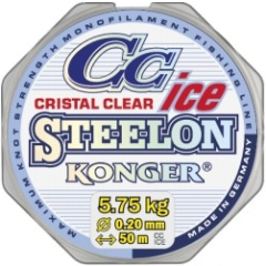 Леска монофильная KONGER Steelon Cristal Clear Ice