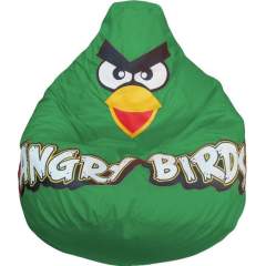 Кресло-мешок FLAGMAN Груша Макси Angry Birds зеленый 