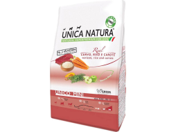 Сухой корм для собак UNICA Natura Mini оленина с рисом и морковью 0,8 кг 