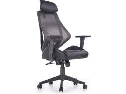 Кресло компьютерное HALMAR Hasel черный/серый 