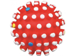 Игрушка для собак TRIXIE Мяч с цветными шипами d 6 см 