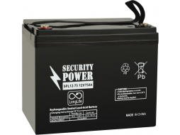 Аккумулятор для ИБП SECURITY POWER SPL 12-75 