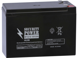 Аккумулятор для ИБП SECURITY POWER SP 12-12 F2 Slim 