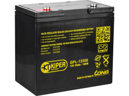 Аккумулятор промышленный KIPER GPL-12550 