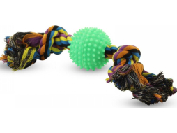 Игрушка для собак TRIOL Веревка 2 узла и мяч с шипами 0057XJ 31 см 