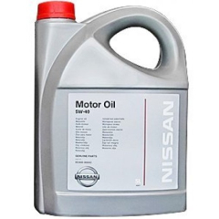 Моторное масло 5W40 синтетическое NISSAN Motor Oil