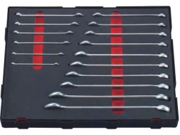 Набор комбинированных ключей 6-22 мм 16 предметов FORCE 