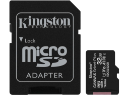 Карта памяти KINGSTON MicroSD Canvas Select Plus с адаптером SD