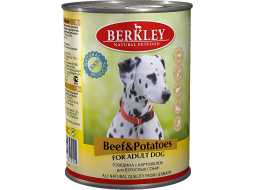 Влажный корм для собак BERKLEY говядина с картофелем консервы 400 г (4250231532511)