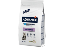 Сухой корм для кошек ADVANCE Hairball индейка с рисом 1,5 кг (8410650152103)