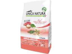 Сухой корм для кошек UNICA Natura Indoor ягненок с рисом и горохом 1,5 кг (8001541005280)