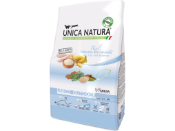Сухой корм для кошек UNICA Natura Outdoor треска с рисом и бананом 1,5 кг (8001541005181)