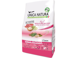 Сухой корм для кошек UNICA Natura Outdoor ветчина с рисом и бобами 0,35 кг (8001541005211)