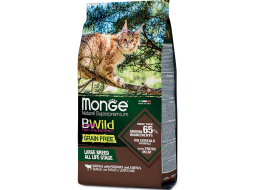 Сухой корм для кошек беззерновой MONGE BWild Grain Free Large