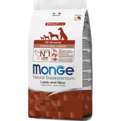 Сухой корм для щенков MONGE Speciality Puppy & Junior ягненок с рисом 2,5 кг (8009470011181)