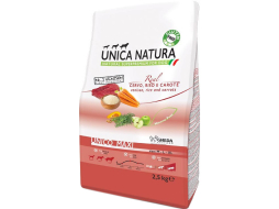 Сухой корм для собак UNICA Natura Maxi оленина с рисом и морковью 2,5 кг (8001541004511)
