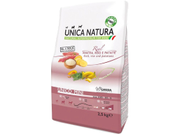 Сухой корм для собак UNICA Natura Mini утка с рисом и картофелем 2,5 кг (8001541004573)