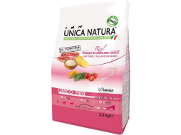 Сухой корм для собак UNICA Natura Mini ветчина с рисом и картофелем 2,5 кг (8001541005327)