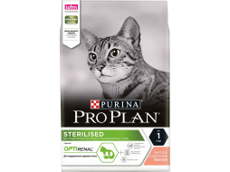 Сухой корм для стерилизованных кошек PURINA PRO PLAN Sterilised Optirenal лосось 3 кг (7613036499965)