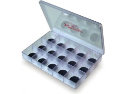 Коробка для крючков с магнитами STONFO 15 секций 