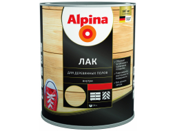 Лак алкидно-уретановый ALPINA Для деревянных полов прозрачный 2,5 л 