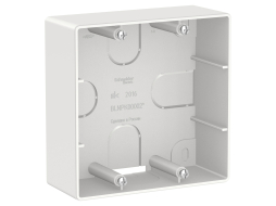 Коробка подъемная для силовых розеток 100х100х40 мм SCHNEIDER ELECTRIC Blanca белый 