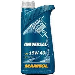 Моторное масло 15W40 минеральное MANNOL Universal 1 л 