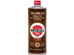 Моторное масло 0W20 синтетическое MITASU Gold SN