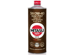Моторное масло 0W40 синтетическое MITASU Gold PAO SN 1 л 