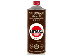 Моторное масло 10W30 синтетическое MITASU Gold SN 1 л 