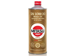 Моторное масло 10W30 полусинтетическое MITASU Motor Oil SN 1 л 
