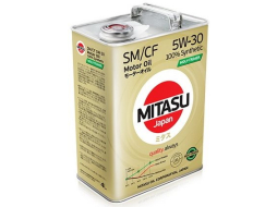 Моторное масло 5W30 синтетическое MITASU Moly-Trimer SM/CF 4 л 
