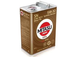 Моторное масло 5W30 полусинтетическое MITASU Motor Oil SN 4 л 