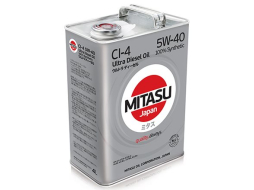 Моторное масло 5W40 синтетическое MITASU Ultra Diesel CI-4
