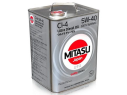Моторное масло 5W40 синтетическое MITASU Ultra Diesel CI-4 6 л 
