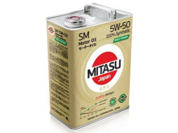Моторное масло 5W50 синтетическое MITASU Moly-Trimer SM