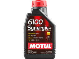 Моторное масло 10W40 полусинтетическое MOTUL 6100 Synergie+ 1 л 