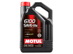Моторное масло 5W30 полусинтетическое MOTUL 6100 Save-Lite