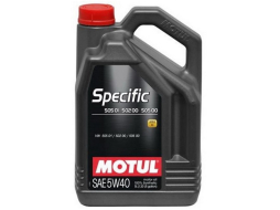 Моторное масло 5W40 синтетическое MOTUL Specific 505,01-502,00-505,00 5 л 
