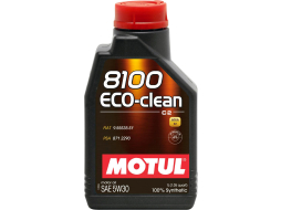 Моторное масло 0W30 синтетическое MOTUL 8100 Eco-Clean 1 л 