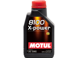 Моторное масло 10W60 синтетическое MOTUL 8100 X-Power 1 л 
