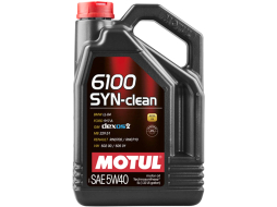 Моторное масло 5W40 полусинтетическое MOTUL 6100 Syn-Clean
