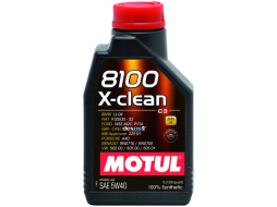 Моторное масло 5W40 синтетическое MOTUL 8100 X-Clean