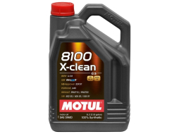 Моторное масло 5W40 синтетическое MOTUL 8100 X-Clean