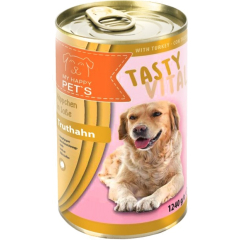 Влажный корм для собак MY HAPPY PETS индейка консервы 1240 г (4057626000682)