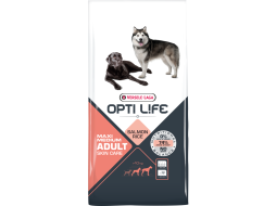 Сухой корм для собак OPTI LIFE Skin Care Medium & Maxi лосось и рис 12,5 кг 