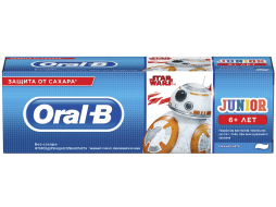 Зубная паста детская ORAL-B Junior Звездные войны нежная мята 75 мл (8001090655141)